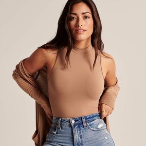 NWT Abercrombie and Fitch Mockneck Bodysuit, Small